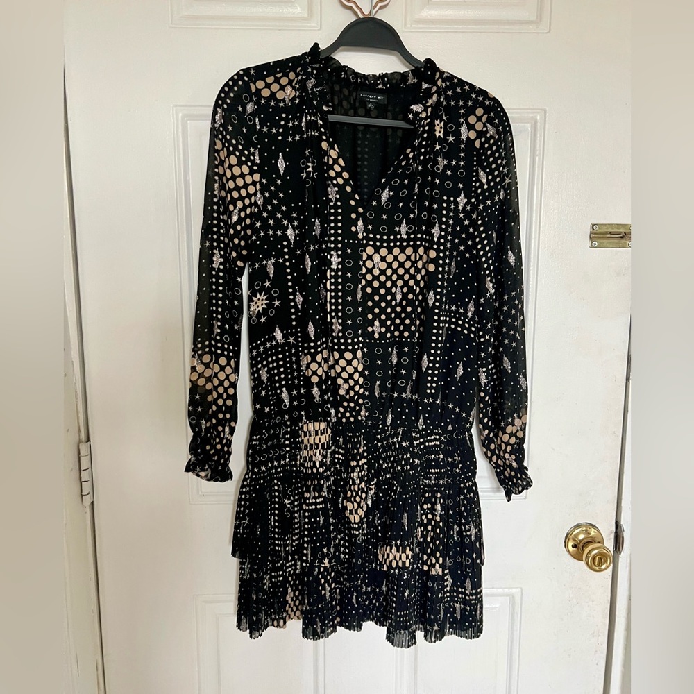 Current Air | Metallic Star Minidress